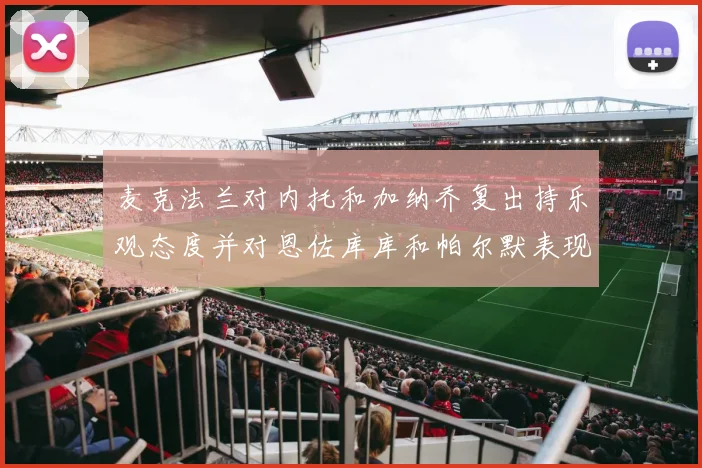 麦克法兰对内托和加纳乔复出持乐观态度并对恩佐库库和帕尔默表现表示满意